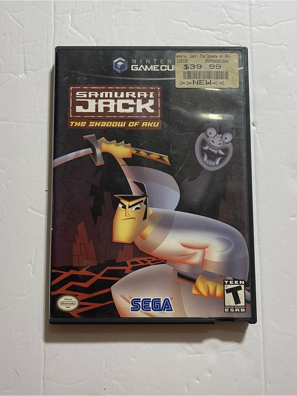 Nintendo GameCube Samurai Jack: The Shadow of Aku Game CIB W/ Manual WORKS 2001